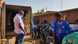 Sortie du matériel pour distribution